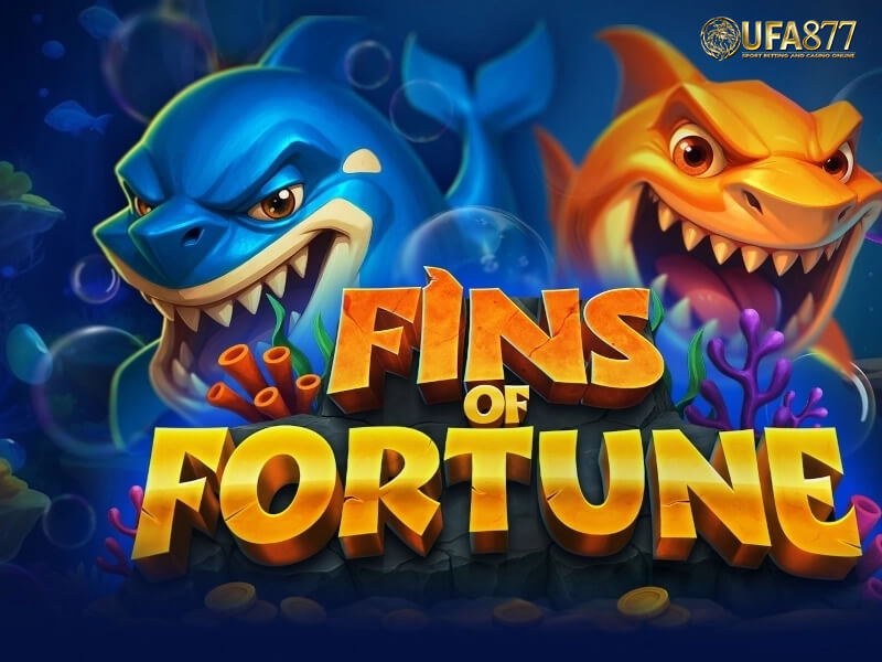 Fins of Fortune Slot สล็อตใต้ท้องทะเล ล่าขุมทรัพย์กับฝูงฉลามสุดมัน